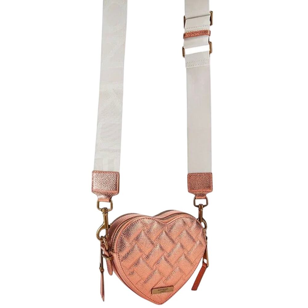 Kurt Geiger London Double Kensington Heart Crossbody Bag - Picture 3 of 4